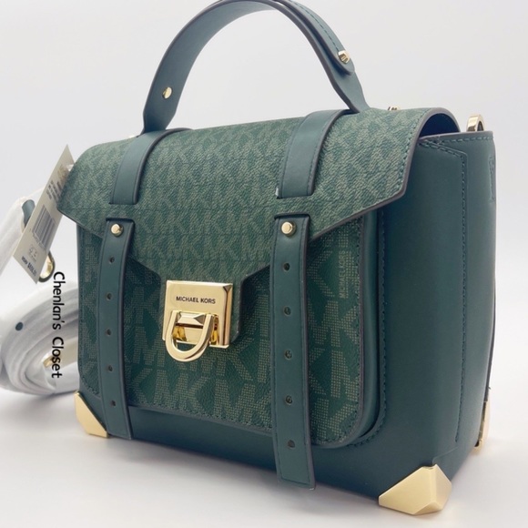 🍀NeW! Michael Kors Manhattan MD Satchel - Picture 3 of 8